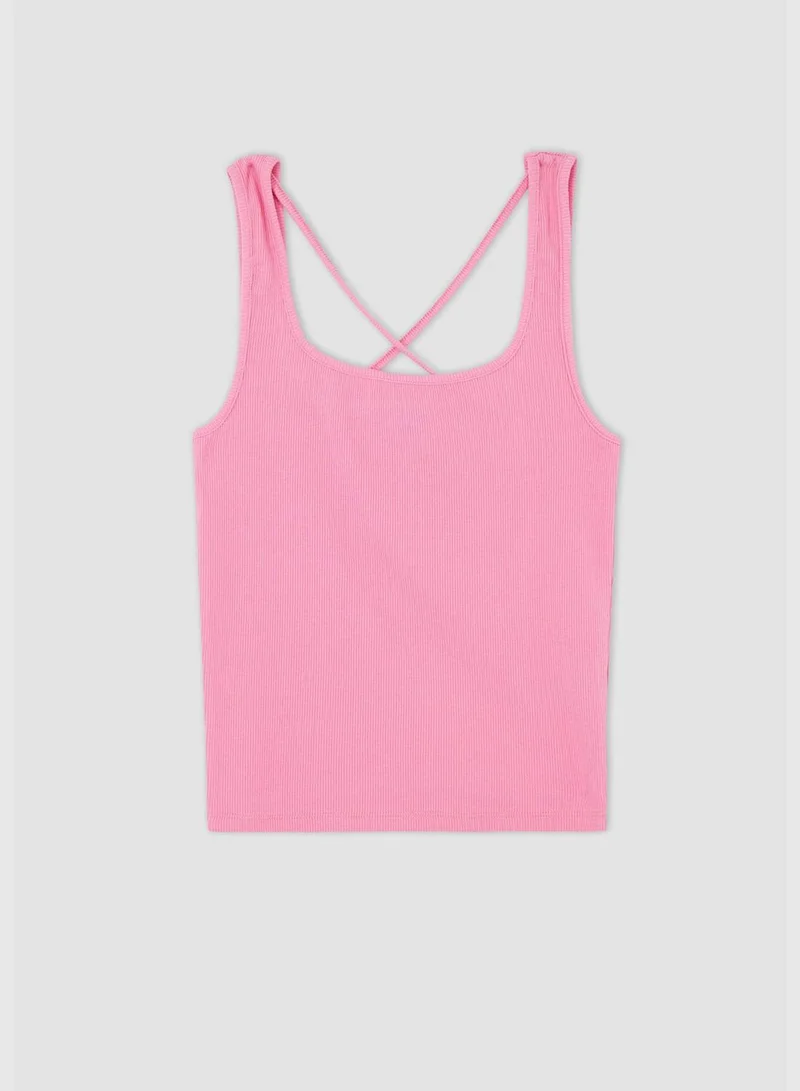 ديفاكتو Slim Fit Strappy Camisole Vest
