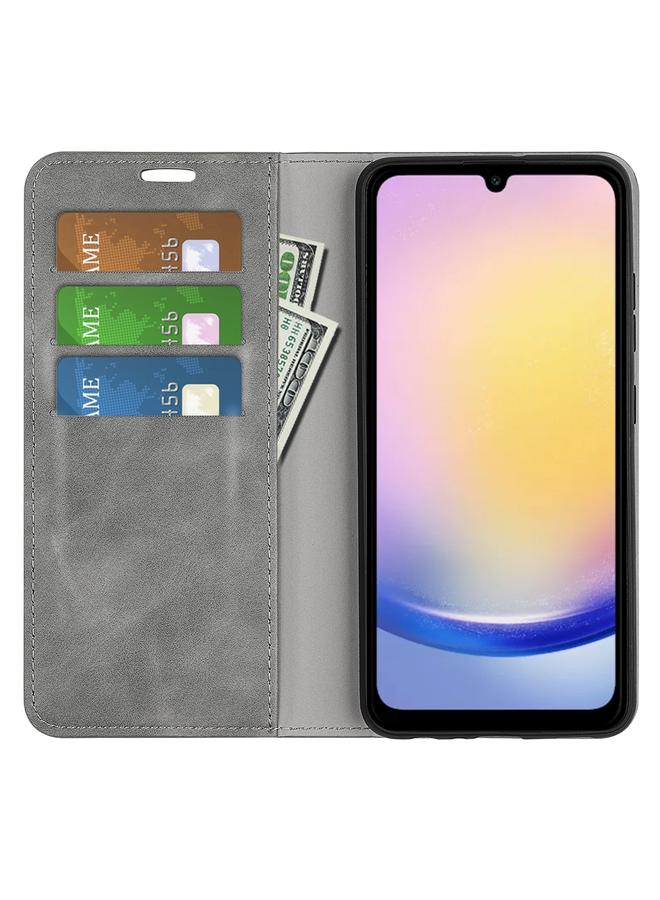 اس-توب جراب هاتف Samsung Galaxy A26 جراب هاتف جلدي مغناطيسي بتصميم ريترو - Image 4