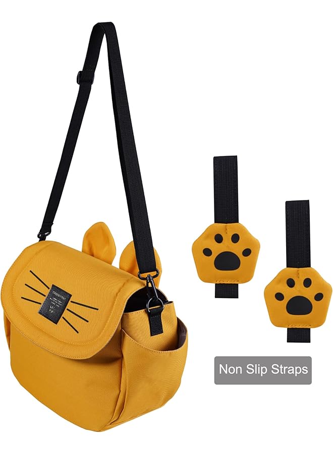 إيروريكس حقيبة حفاضات عربة الأطفال مياو باللون الأسود - Image 2