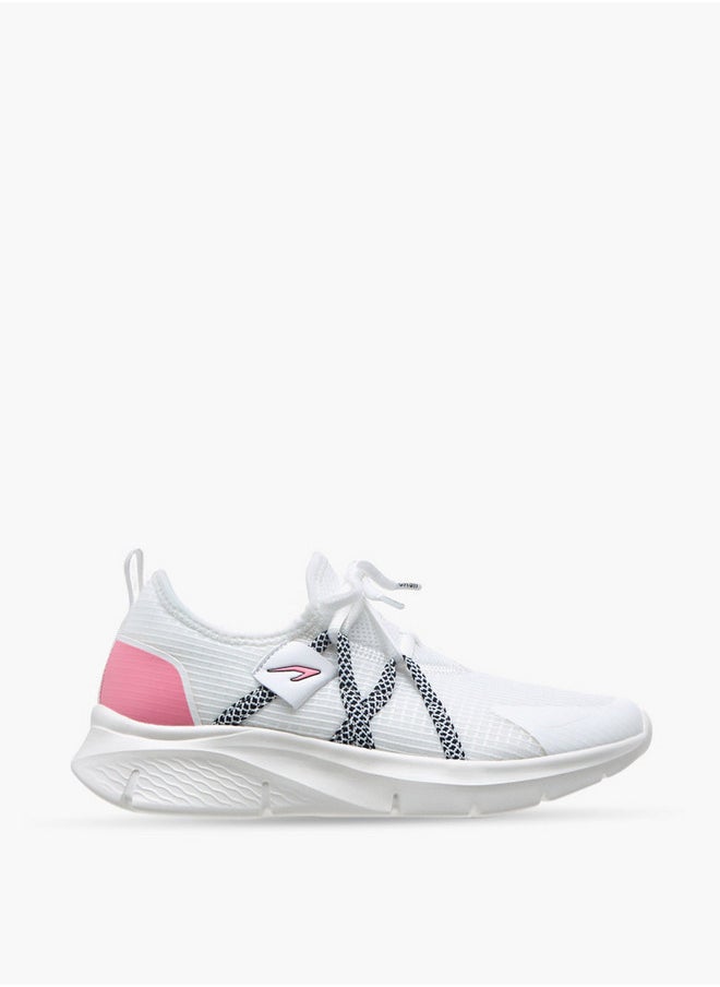 Dash Logo Detail Sports Shoes with Lace-Up Closure  - Image 3