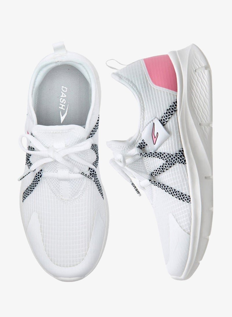 Dash Logo Detail Sports Shoes with Lace-Up Closure - Image 3