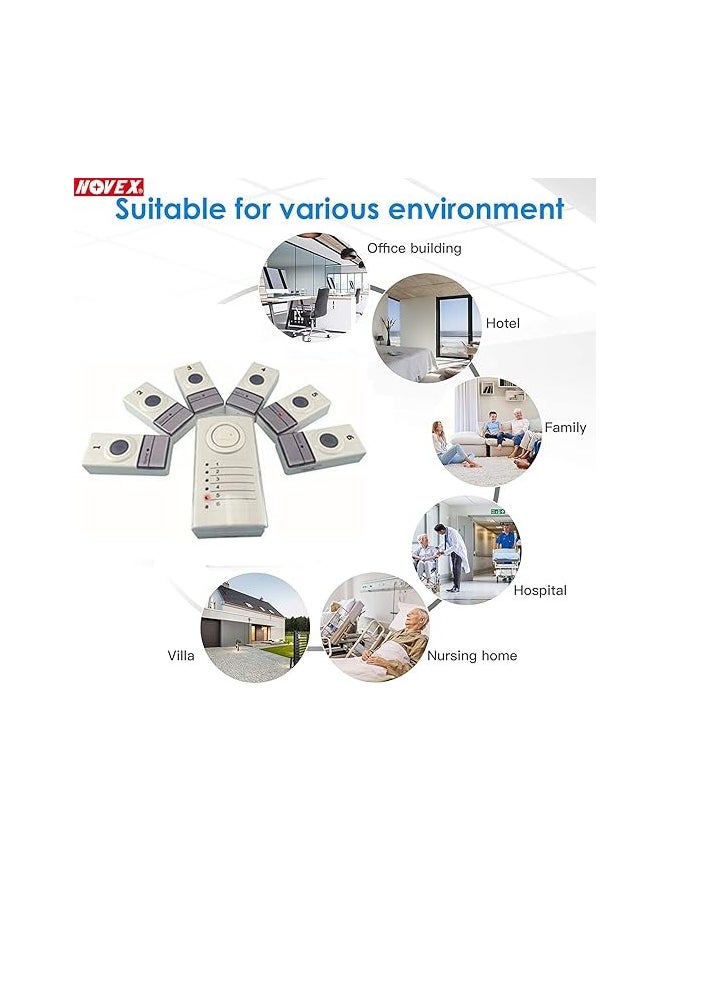 NOVEX - Six Zone Wireless Door Calling Bell System - Image 1