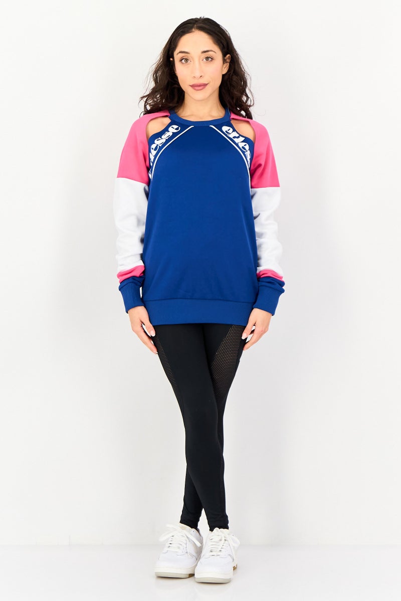 Ellesse Women Sportswear Fit Long Sleeve Outdoor Sweatshirt, Multicolor - Image 3