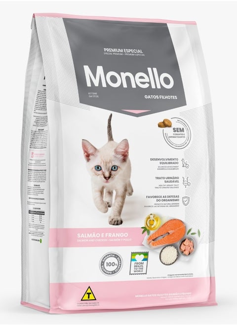 Monello Kitten Salmon and Chicken 1kg and 100g