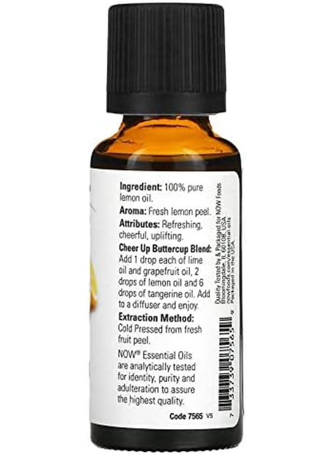 now Foods Essential Oils Lemon 30 Ml - Image 2