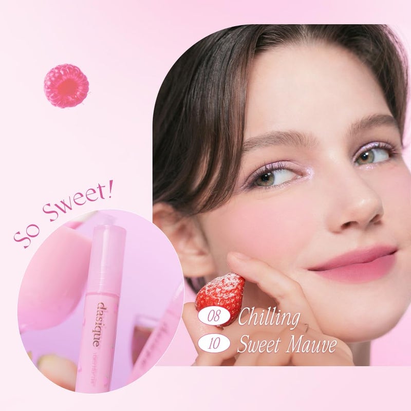 dasique Water Blur Tint #09 Very Berry | Berry Smoothie Collection | Vegan, Cruelty-free | Watery formula transfroming into silky finish - Image 5