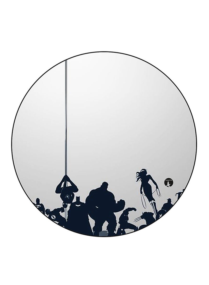 RKN Superheroes Printed Fridge Magnet  Grey/Black - Image 2
