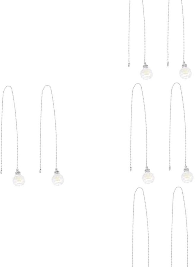 ARTIBETTER 4 Pack Crystal Ceiling Fan Pull Chains Decorative Light Extension Easy Install Home Decor - Image 1