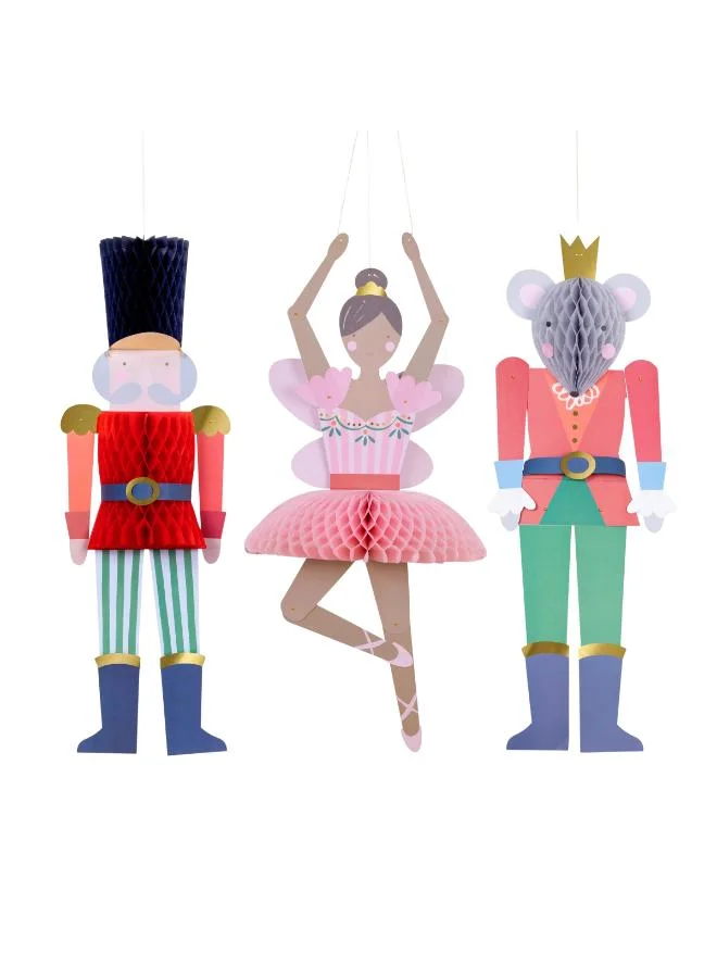 Meri Meri Nutcracker Ballet Giant Hanging Decorations