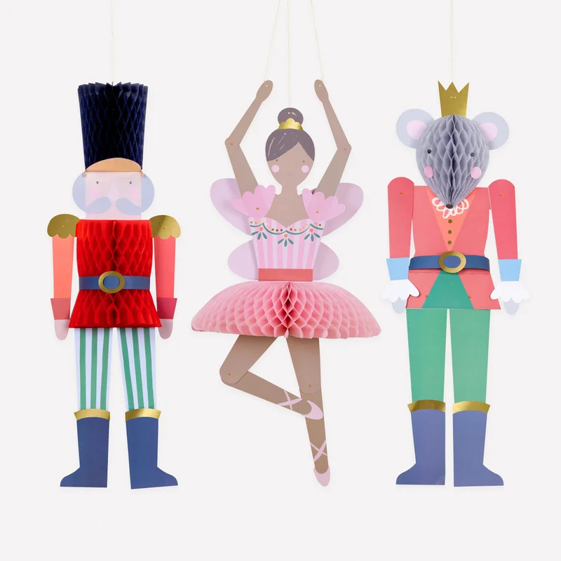 Meri Meri  Nutcracker Ballet Giant Hanging Decorations  | Best Price UAE