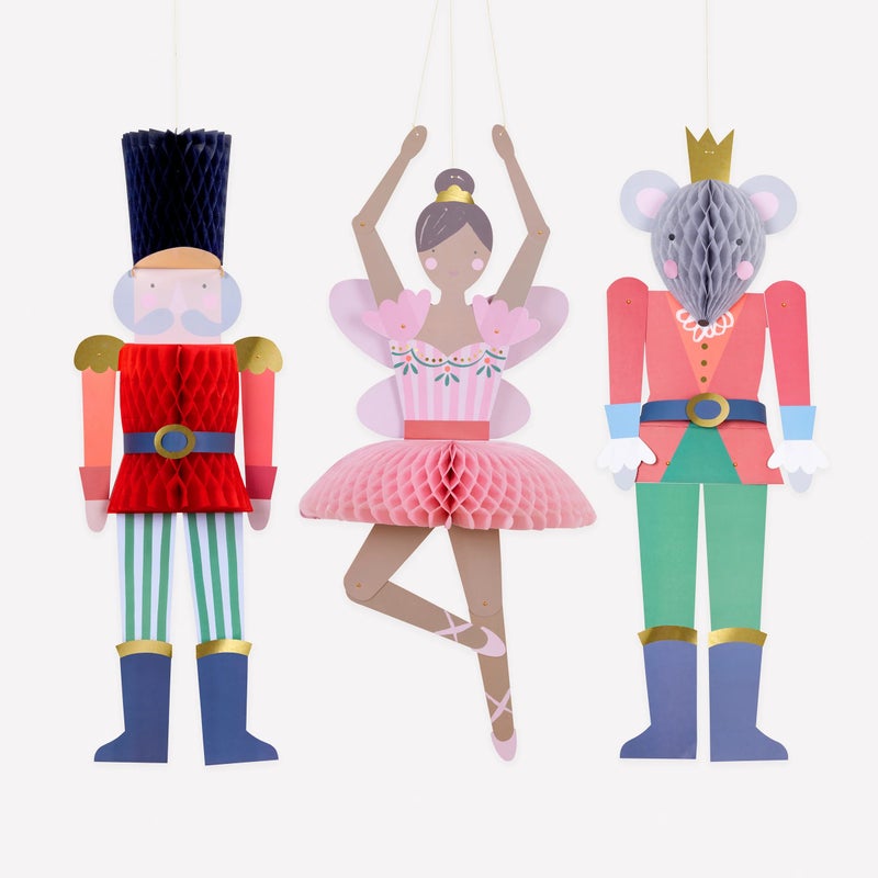 Meri Meri Nutcracker Ballet Giant Hanging Decorations - Image 3