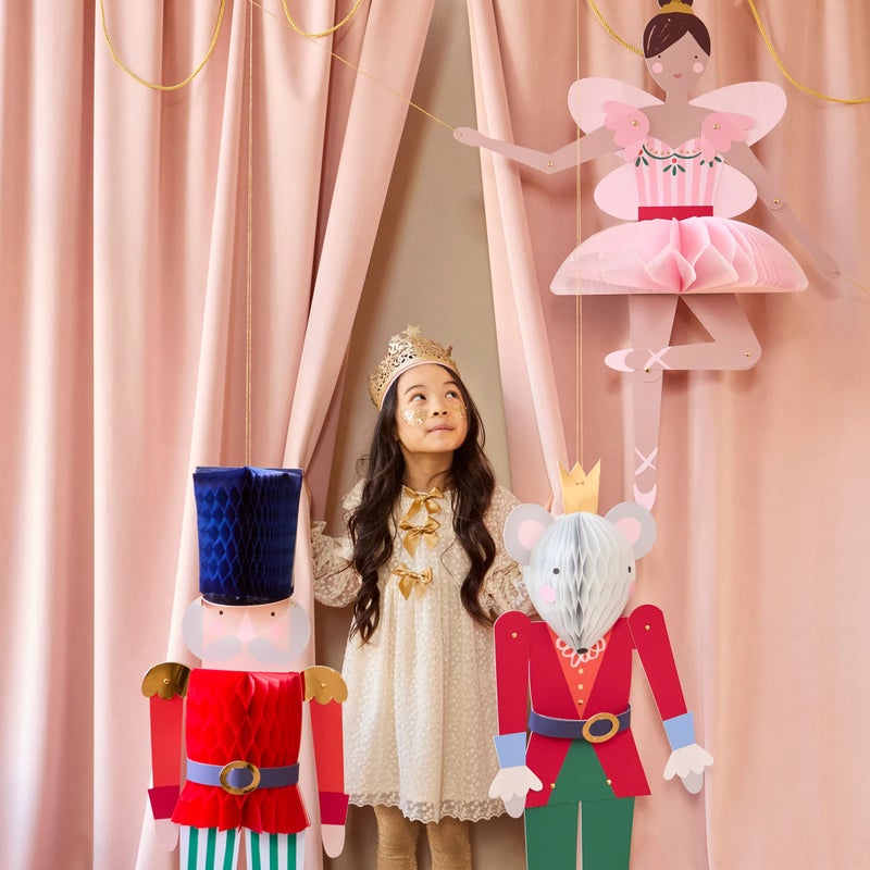 Meri Meri Nutcracker Ballet Giant Hanging Decorations - Image 2