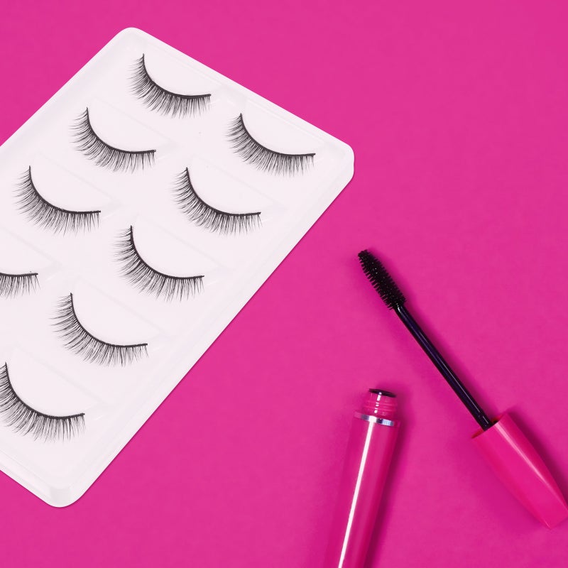 5 Pairs Natural Look 3D Fake Lashes Reusable Manmade Fiber Makeup Eyelashes - Image 3