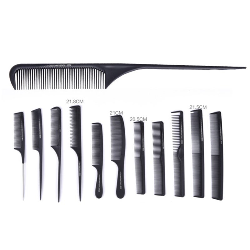 Tail Comb: Ergonomic Frosted Non-slip Handle Anti-static Carbon Fiber Heat-resistant PC Nylon Comb for Professional Hair Styling At Home Or Salon - Image 4