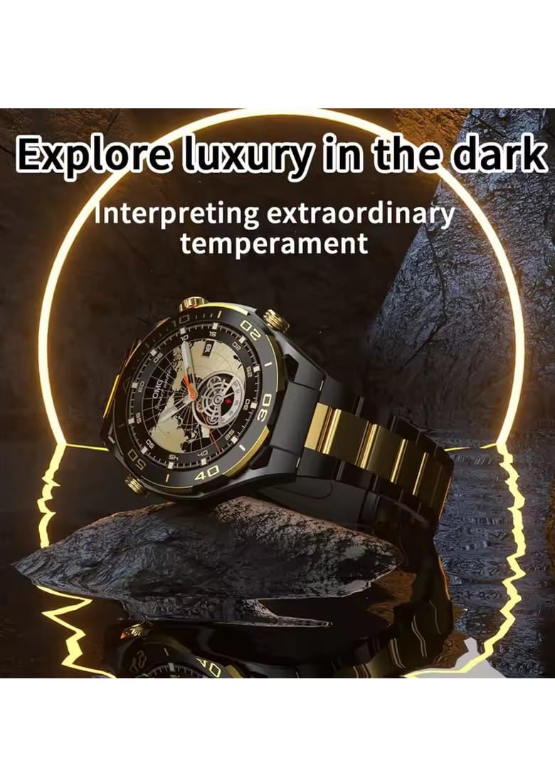 Kalobee - SK 4 Pro Max Smart Watch Big Round AMOLED Screen With 2 Pair Of Straps And Wireless Charging - Image 1
