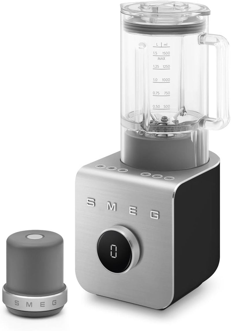 Smeg BLC02BLMUK High Performance Blender with 1.5L Jug, 1400W, Black 1.5 L 1400 W BLC02BLMUK Black Matt - Image 1