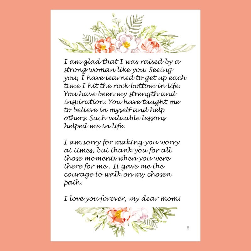 exciting Lives - Letters to My Mom - Cute Surprise Messages for Mom to Gift on Birthday, Mother's Day - Set of 9 - Gift for Mother, Mom, Relative - Image 5