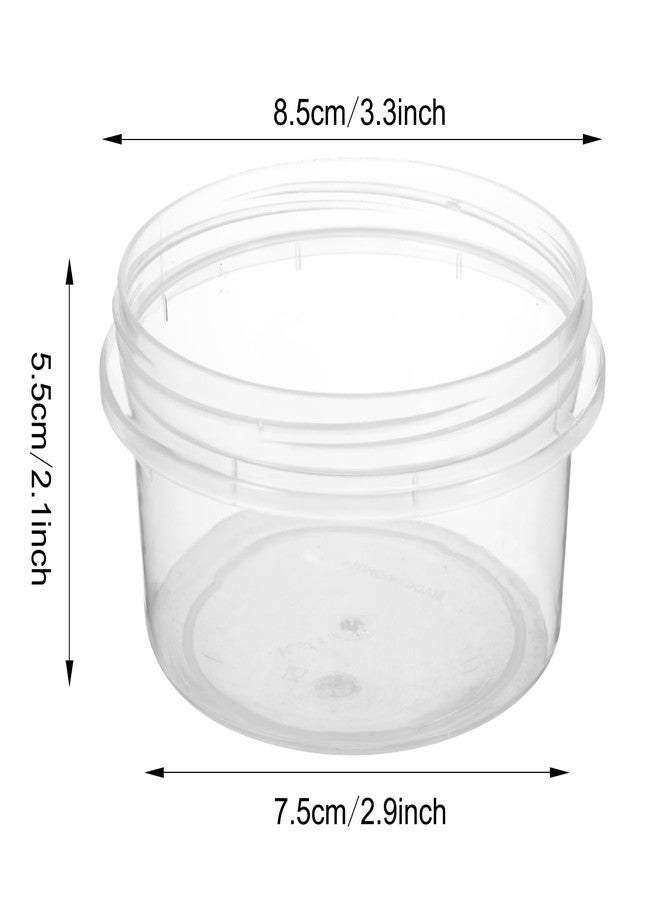 Ziliny Reusable 7 oz Plastic Containers with Lids Food Storage Jars Multicolor Stackable Containers Meal Prep Food Storage Jars, Freezer Microwave Safe(48 Pcs) - Image 2