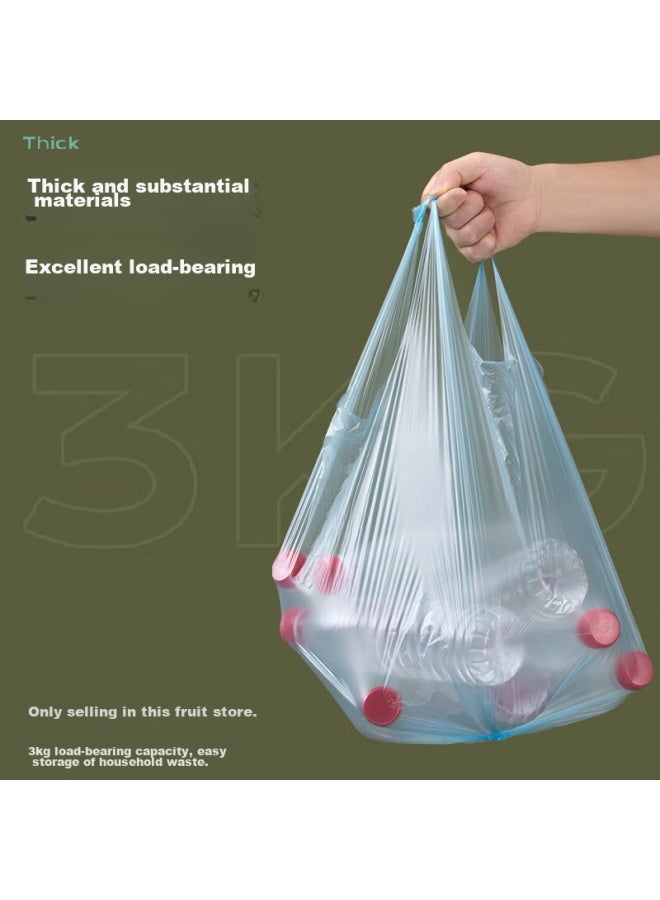 Chahua Garbage Bags With Handles, Large Size 45*60cm, 100 Count, Thickened, One Large Roll Kitchen Plastic Bags - Image 3