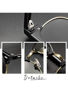 Joopin Fashion Semi Rimless Sunglasses Black Browline Shades For Women Men Horn Rimmed Sun Glasses Polarized Uv400 Protection Shady Rays  - Image 5