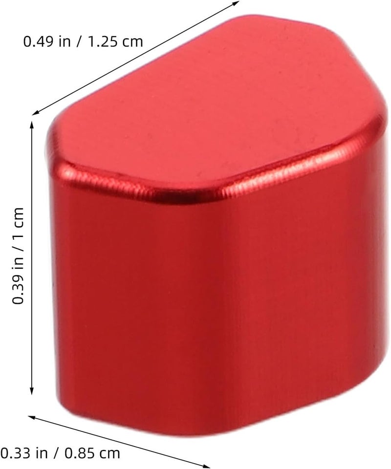 MAGICLULU Motorcycle Hand Controls Switch Housing Button Cap Red Universal Repair Replacement for Turn Signal Modification Accessories - Image 2