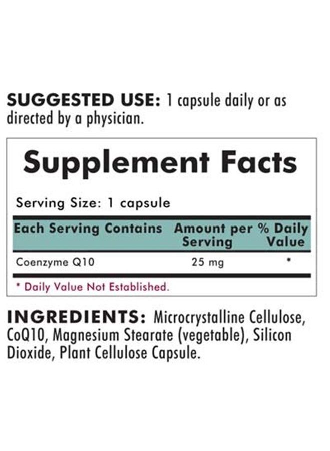 Kirkman Coenzyme Q10 25 mg - Hypoallergenic || 100 Vegetarian Capsules || CoQ10 || Supports Immune System || Gluten and Casein Free || Capsules are Plant Based