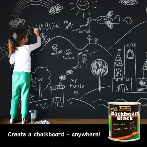 Rustins Blackboard Black Paint 1L - Image 3