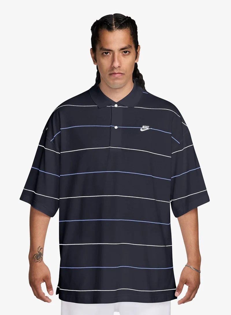 Club Oversized Stripe Polo