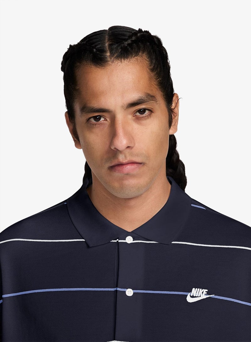 Nike Club Oversized Stripe Polo - Image 3