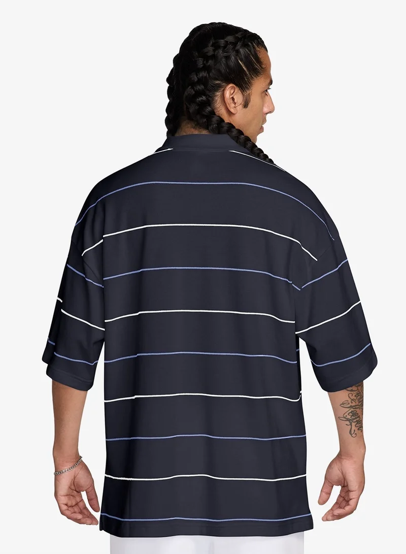 Nike Club Oversized Stripe Polo