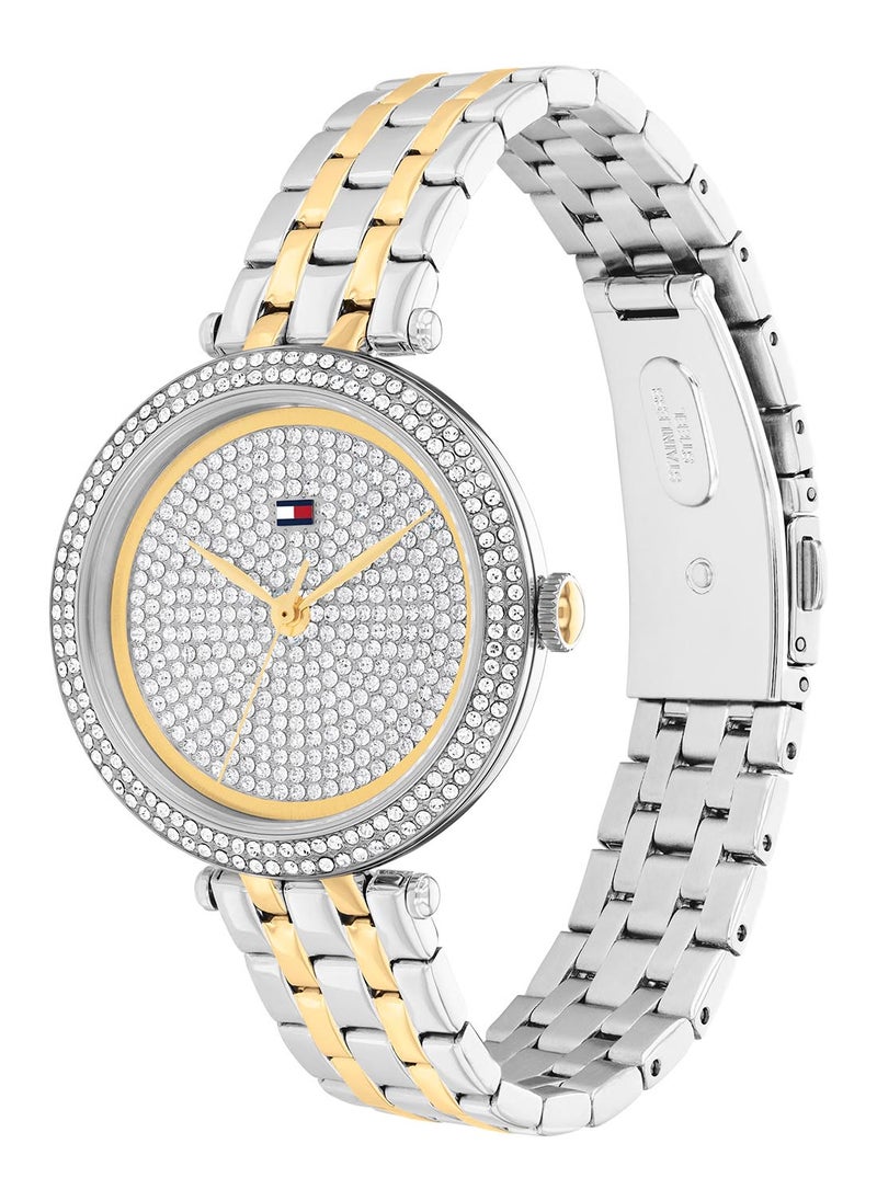 TOMMY HILFIGER - TOMMY HILFIGER ROUND ANALOG WOMEN'S SILVER CASE WATCH - 1782760 - Image 1