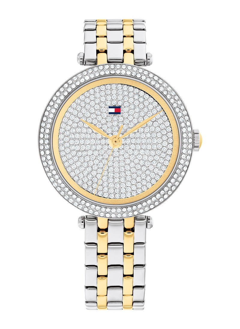 TOMMY HILFIGER - TOMMY HILFIGER ROUND ANALOG WOMEN'S SILVER CASE WATCH - 1782760 - Image 1