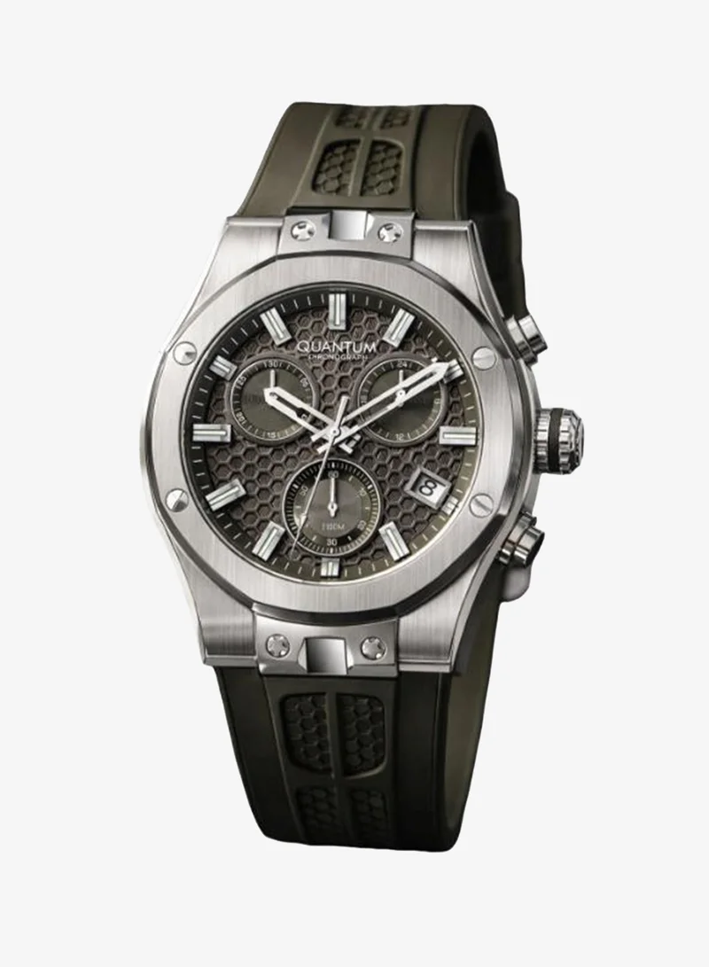 Quantum Men's Silicone Analog Watch HNG1230.375 - 44 mm