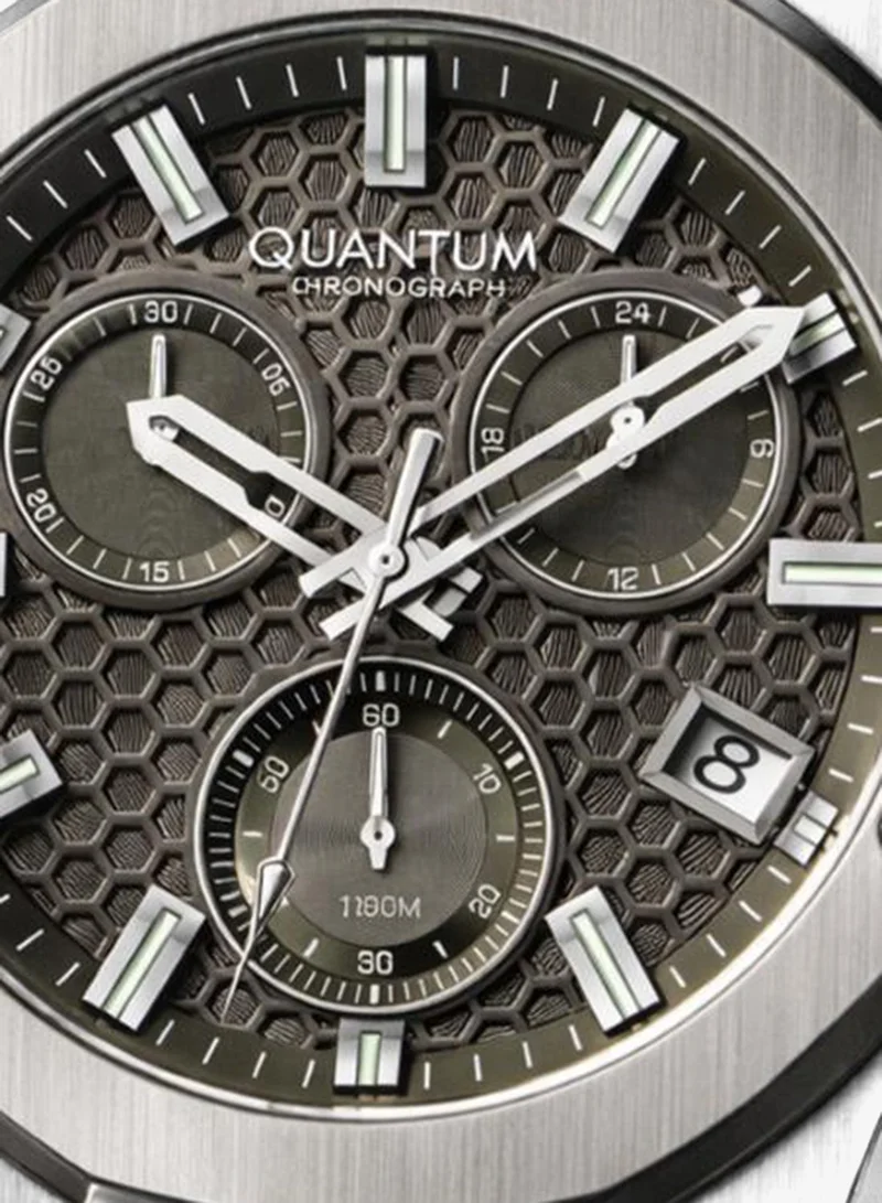 Quantum Men's Silicone Analog Watch HNG1230.375 - 44 mm