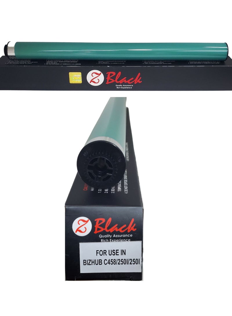 Z-Black Compatible Toner Cartridge Drum for Konica Minolta BIZHUB C-458 250i / 368 / 308 / 258 / 558 / 658 / 308 / 368 / 458 / 558 / 300i / 360i / 450i / 550i / 650i