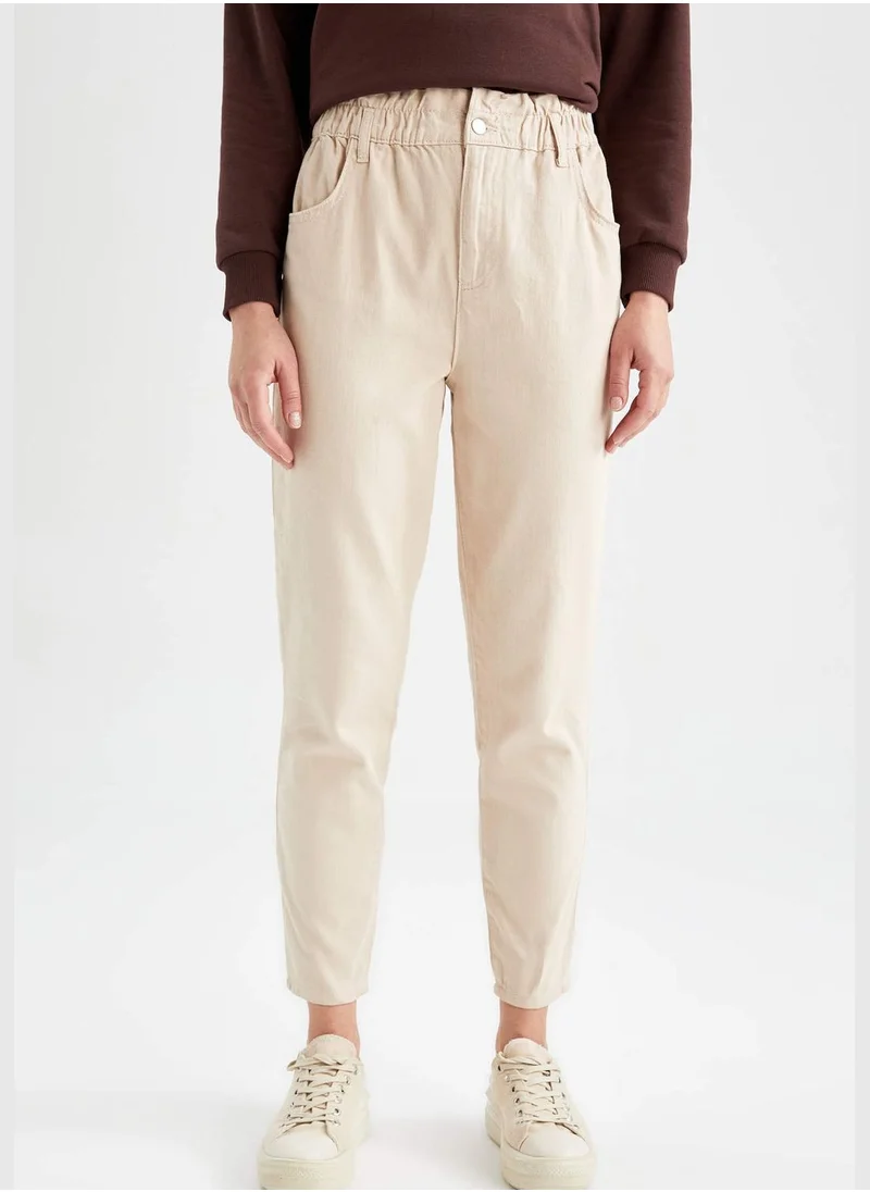 ديفاكتو Woman Paperbag Woven Trousers