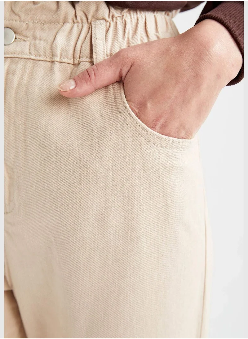 ديفاكتو Woman Paperbag Woven Trousers