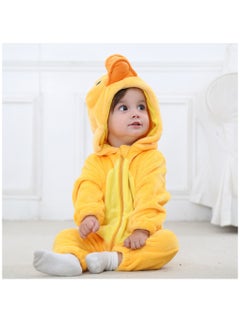 Y&D 1-Piece Children's Little Yellow Duck Onesie Party Costume  - Image 1