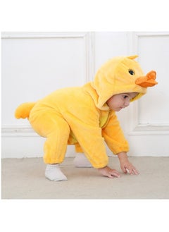 Y&D 1-Piece Children's Little Yellow Duck Onesie Party Costume  - Image 2