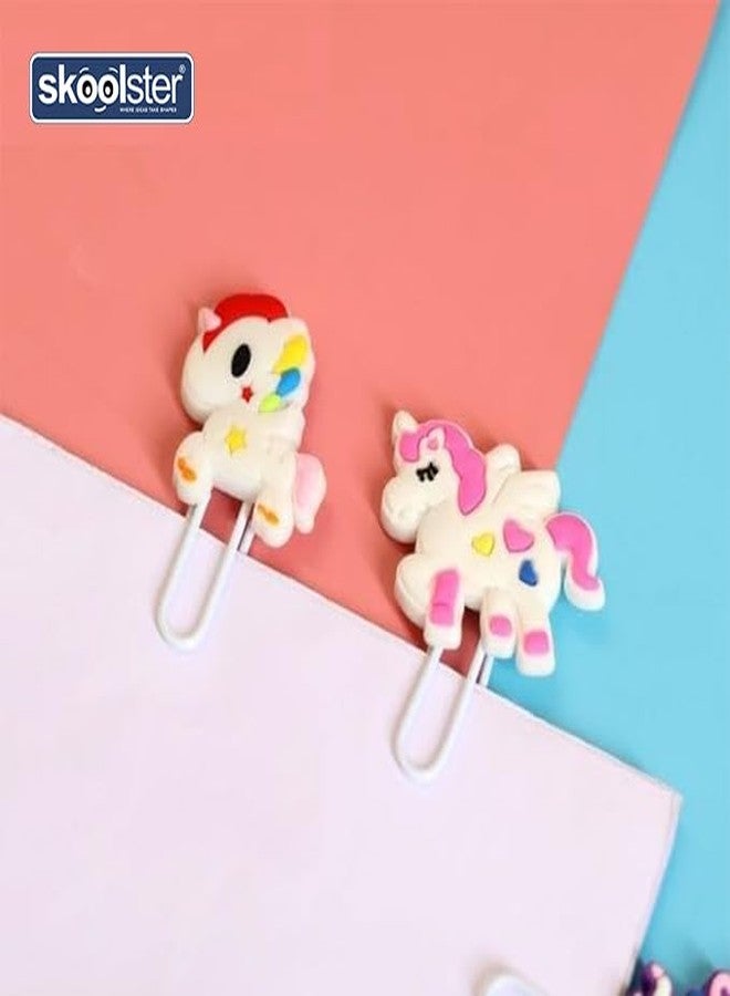Skoolster 3D Fun Bookmarks for Kids – Pack of 2 (1 Fruits + 1 Random Design) | Cute Animal, Fruit, Cartoon Paper Clips | School Supplies & Gifts - Image 5