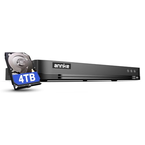 ANNKE 32 Channel H.265+ Security AI 3K Lite DVR Recorder with 4TB Hard Drive, 5-in-1 5MP Surveillance CCTV 32CH Hybrid DVR with Human/Vehicle for Home/Business Security Camera System, P2P Technology - Image 1