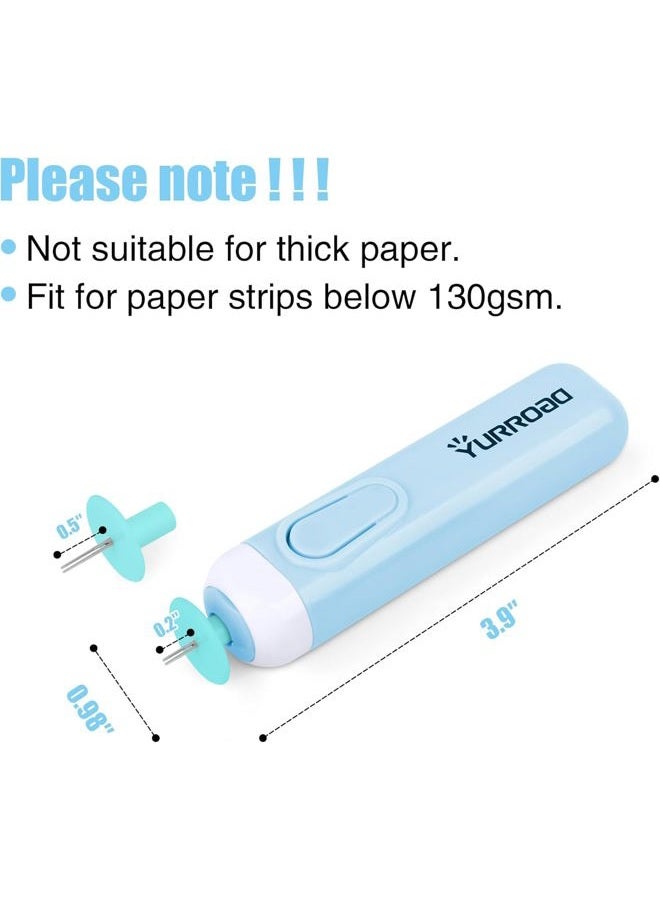 YURROAD Quilling Tool Electric Slotted Tool Electric Quilling Pen Automated Quilling Paper Volume Curling Pen for Beginners Quilling Paper Crafts - Image 5