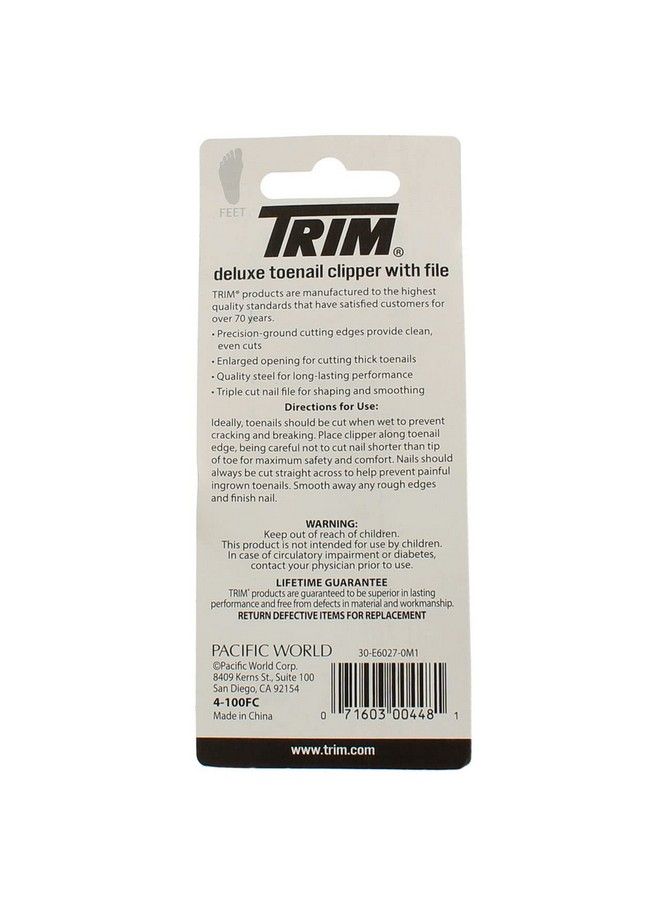 Trim Deluxe Toenail Clipper With File - Image 4