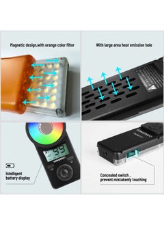 YONGNUO YN360 III YN360III Upgraded LED Video Light, 3200K-5600K Bi-Color Handheld Photography Ice Light, RGB Full Color Touch Pad Adjustable, App Support, 2.4G Remote Control, CRI95+  - Image 4