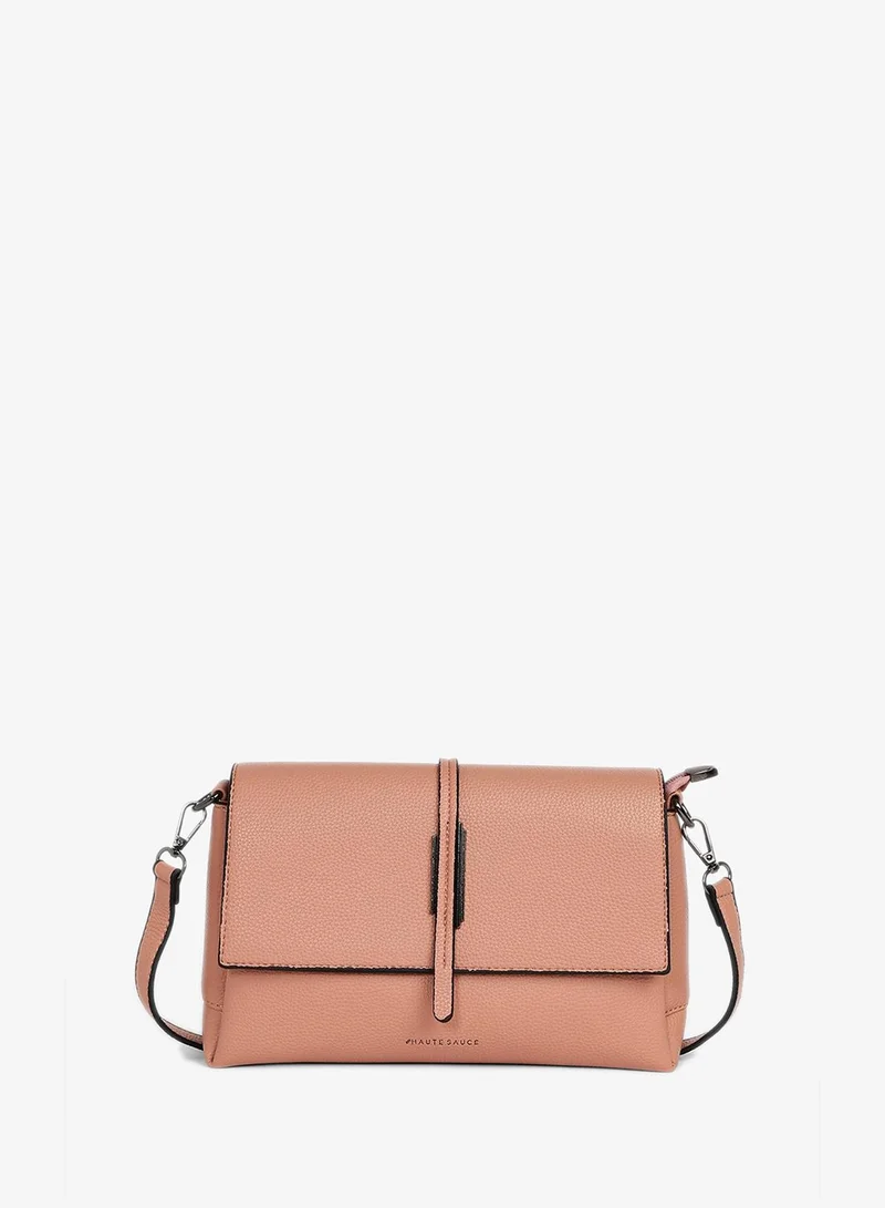 Haute Sauce  Women's The Dash Shoulder Bag - Nude Pink for Women | Best Price UAE