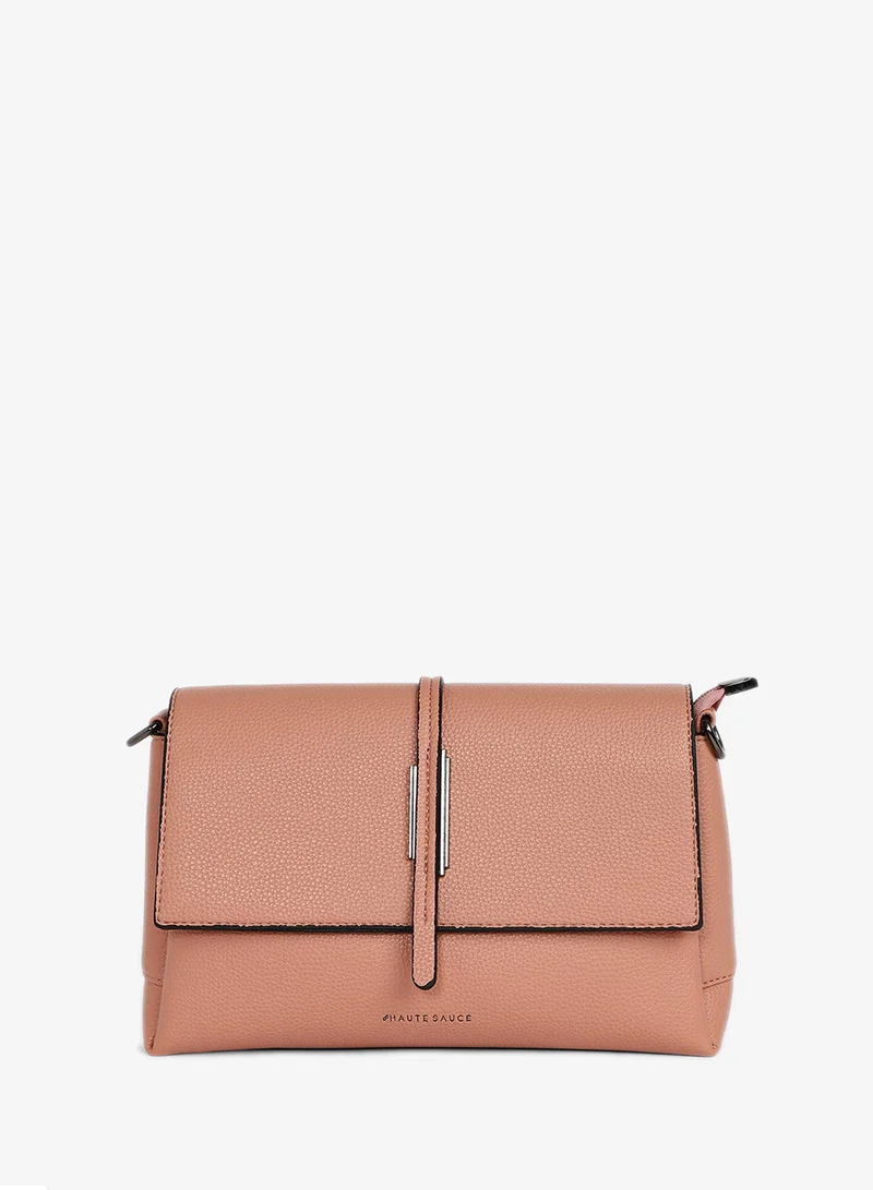 Haute Sauce  Women's The Dash Shoulder Bag - Nude Pink for Women | Best Price UAE