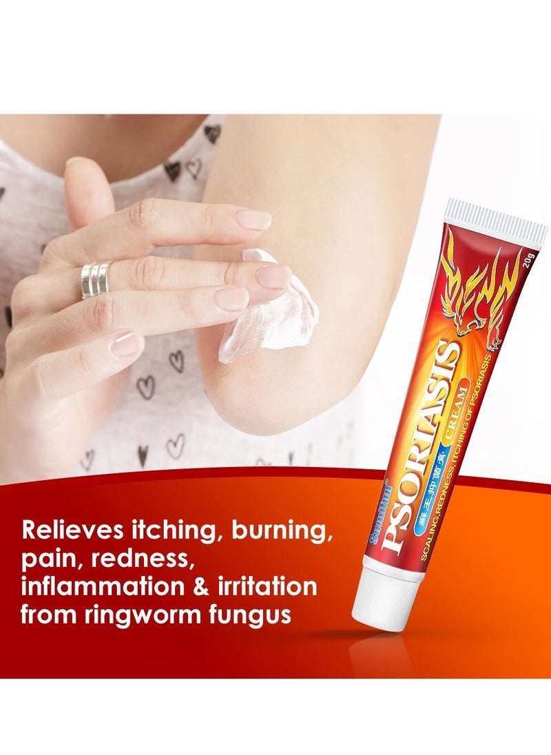 Sumifun psoriasis creamï¼Skin ringworm creamï¼Natural Chinese Herbal Eczema Psoriasis Creamsï¼effectively suppress psoriasis and itchy skin throug - Image 2