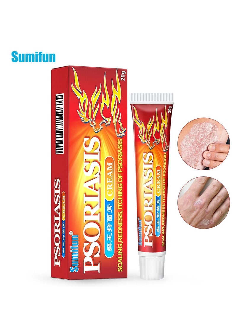 Sumifun psoriasis creamï¼Skin ringworm creamï¼Natural Chinese Herbal Eczema Psoriasis Creamsï¼effectively suppress psoriasis and itchy skin throug - Image 1