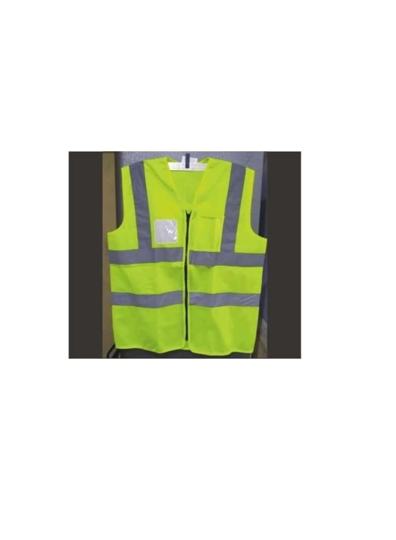 عباسلي سترة سلامة سترة عاكسة النسيج مع خطوط عاكسة الرمز البريدي