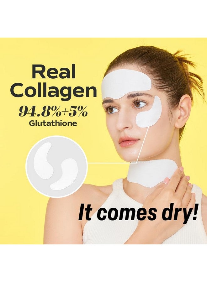 SUNGBOON EDITOR Sungboon Editor Deep Collagen Melting Patch 6pcs | Under Eye and Neck Anti- Wrinkle Patches with Real Collagen & Glutathione | Real Collagen Films for Anti Aging | Korean Skin Care - Image 2